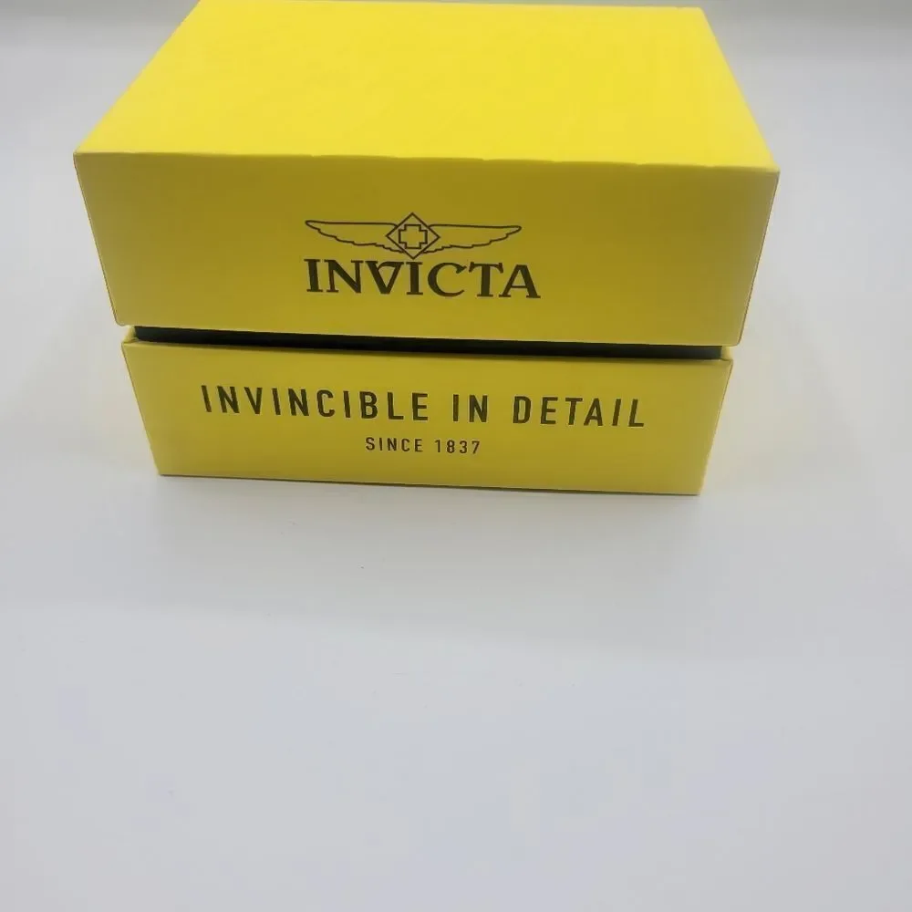 Invicta Vintage 43247 Quartz, Blk Lthr 20 Strap, Silver Black Strap